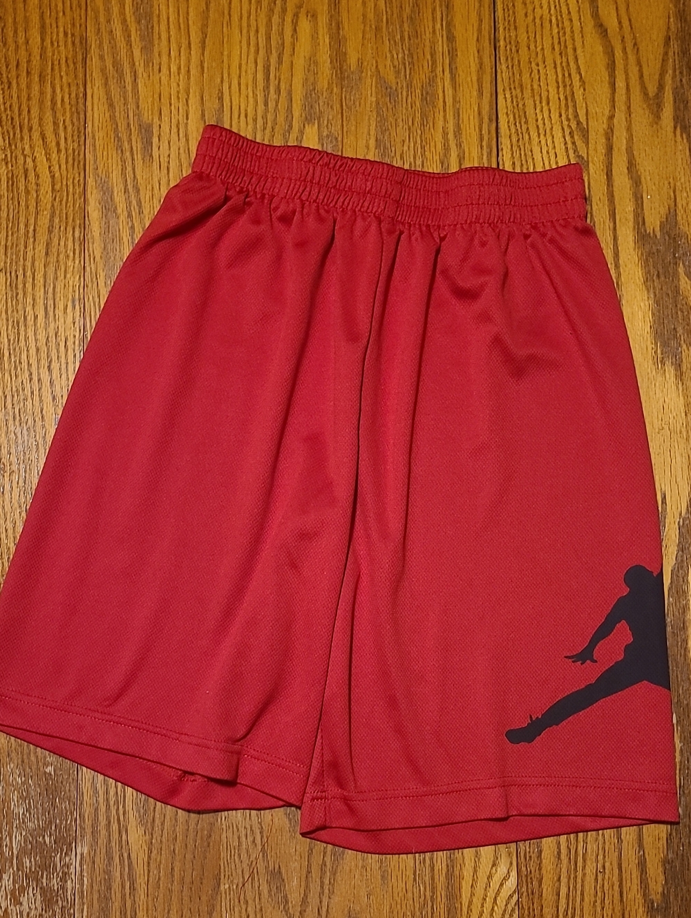 Jordan Red Boy's Athletic Shorts - Large